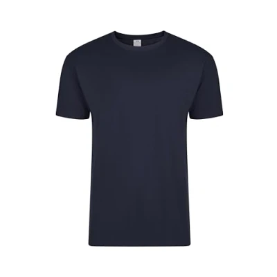Afbeelding van Mukua Melbourne Uniseks T shirt met korte mouwen, blauw (Deep Navy), maat XL, Diep marine, XL