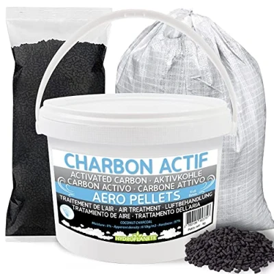 Afbeelding van Actieve kool verkocht in zakken van 1 kg 2 / emmer 5 10 zak 25 granulaat met hoge zuiverheid, luchtzuivering, koolfilter, aquarium, wijnkelders, afzuigkap (5 kg)