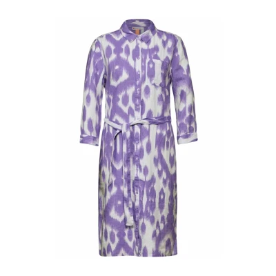 Afbeelding van Street One MIT Print Blousejurk, Dames, Maat: 38, Lila