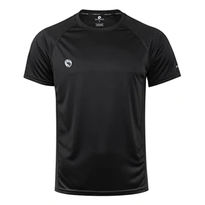 Afbeelding van STARK SOUL Sportshirt fitness T shirt Reflect, korte mouwen, functioneel shirt, ademend, sneldrogend trainingsshirt, zwart, M