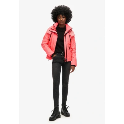 Afbeelding van Superdry Vrouwen Mountain Windbreaker jas met Capuchon Roze Grootte: 38