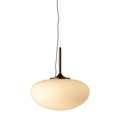 Afbeelding van GUBI Stemlite hanglamp, zwart rood