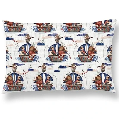 Afbeelding van Hoofdkussen met Kussensloop 40x60 cm van Katoen OEKO TEX Keuze uit 10 kleuren Babykussen voor Middagsdutjes, Kinderdagverblijf en Reizen Machinewasbaar Hypoallergeen