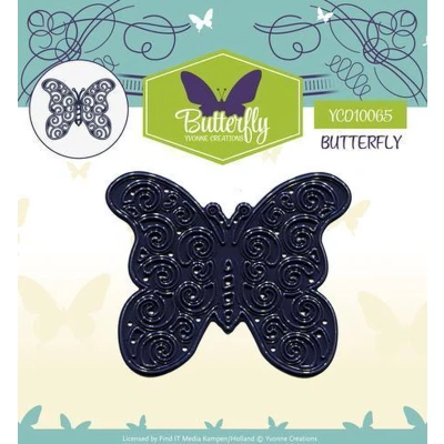 Afbeelding van Butterfly Snijmal Yvonne Creations