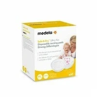 Afbeelding van Medela Disposable Zoogkompressen Extra Thin 60ST