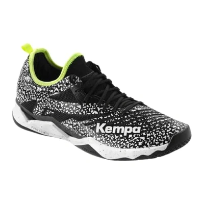 Afbeelding van Kempa WING LITE 2.0 Handbalschoenen, Heren, Maat: 42.5, Black/fluo yellow Textiel/ synthetisch