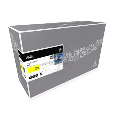 Afbeelding van AS13805 Astar HP 508A CLJ toner geel rebuilt 5000pagina&#039;s chip