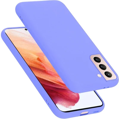 Afbeelding van Cadorabo Hoesje geschikt voor Samsung Galaxy S21 5G Case in LIQUID LICHT PAARS Beschermhoes TPU silicone Cover