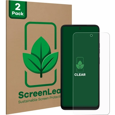 Afbeelding van ScreenLeaf Screenprotector voor Motorola Moto G35 Duurzame schermbescherming Folie Beschermfolie transparant (2 Stuks)