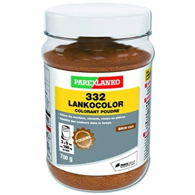 Afbeelding van Parexlanko, 332 LankoColor, poederverf voor mortel, cement, kalk of gips, lichtbruin, 700 g