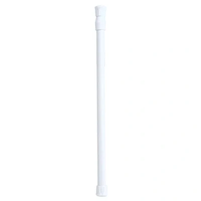 Afbeelding van Douchegordijnstang, 30 50CM Verstelbare Stang Spanning Sterke Veilige Houd Douchestang Uitschuifbare Gordijn Kast Venster Rail Pole voor Badkamer