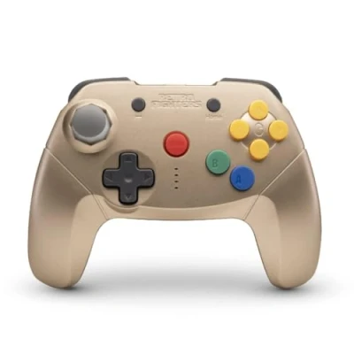 Afbeelding van Retro Fighters Brawler64 Nintendo Switch Wireless Bluetooth NSO Edition Gold