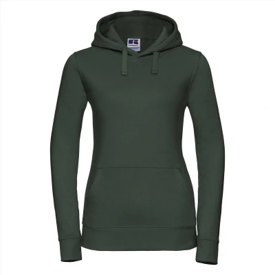 Afbeelding van Russell Authentic Hoodie Dames Donkergroen XS