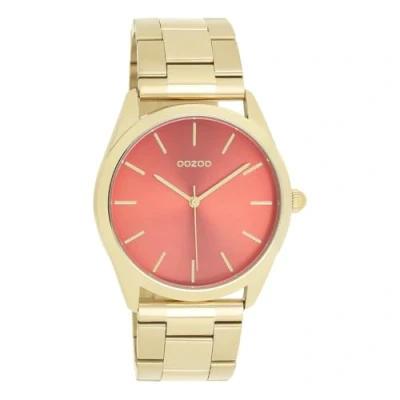 Afbeelding van OOZOO Timepieces goudkleurige horloge met roestvrijstalen armband C11432