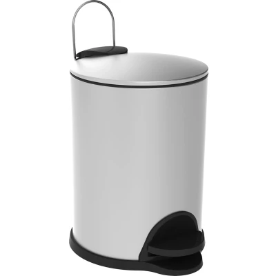 Afbeelding van Afvalemmer Allibert Coperblink 3l Geborsteld Chroom