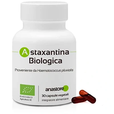 Afbeelding van Biologische astaxanthine * 30 vegetarische capsules / 8 mg natuurlijke antioxidant energie + ooggezondheid huidverzorging