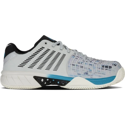 Afbeelding van Kswiss Express Light 3 Padel (Grey/Blue/Black) Schoenen Herenschoenen 42