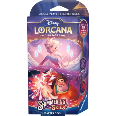 Afbeelding van Disney Lorcana Shimmering Skies Starter Deck: Wreck It Ralph &amp; Elsa (inclusief booster)