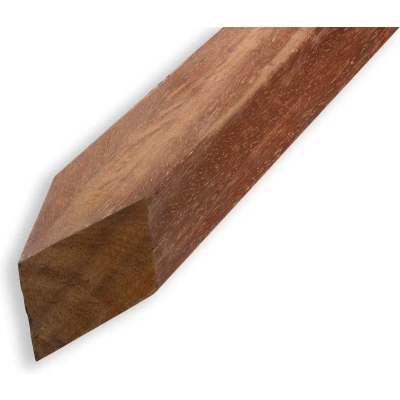 Afbeelding van Hardhouten vierkante piketpalen 6x6x150cm