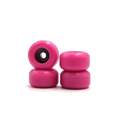 Afbeelding van SPITBOARDS Vingerboard lagerwielen, CNC polyurethaan, set van 4 wielen, vinger skate wielen (roze)