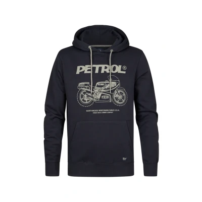 Afbeelding van Petrol Industries Hooded Hoodie, Heren, Maat: Small, Deep black