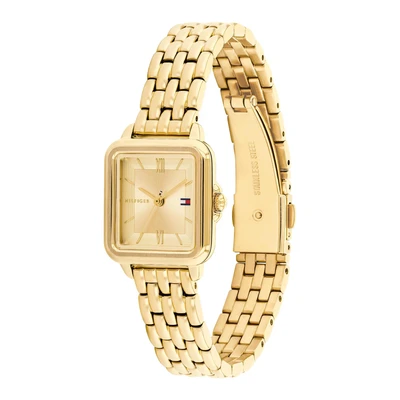 Afbeelding van Tommy Hilfiger MIA Horloge goldcoloured, Dames, Maat: One Size, Gold coloured