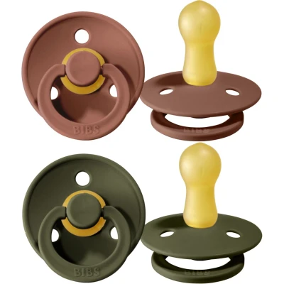 Afbeelding van Bibs Woodchuck/Hunter Green 6 18 mnd 2 Stuks Fopspeen 120210