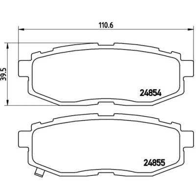 Afbeelding van Brembo Remblokset P 78 018
