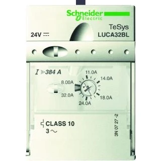Afbeelding van Schneider standaard controle eenheid 3f 4 5 18a 24vdc opklikbaar op vermogensbasis 32a luca18bl