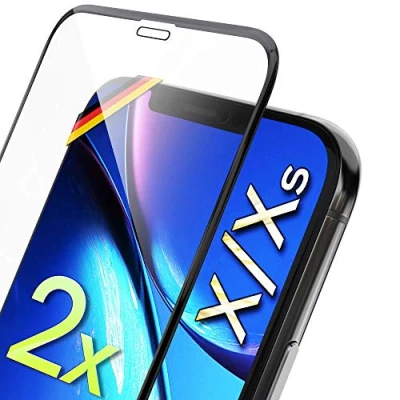 Afbeelding van UTECTION 2X Full Screen Protector 3D for iPhone 11 Pro With easy install kit Premium protection 9H Kogelvrij Screenprotector Gehard Glas beschermfolie