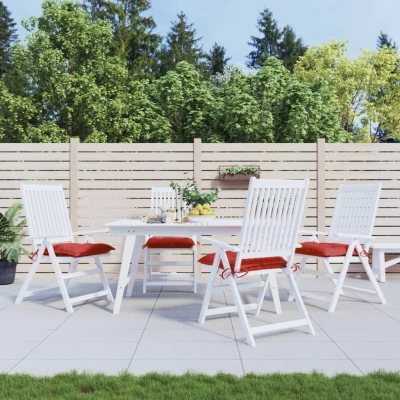 Afbeelding van Palletkussens 4 st 50x50x7 cm oxford stof rood