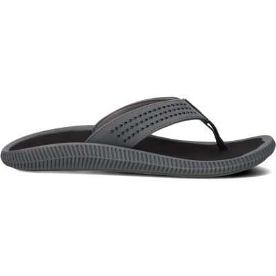 Afbeelding van Slipper OluKai Men Ulele Dark Shadow Black Schoenmaat 47 (UK 13.5)