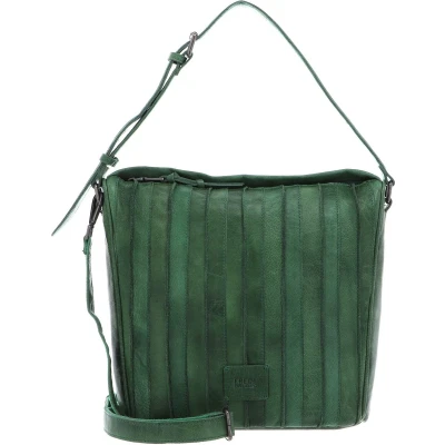 Afbeelding van FREDsBRUDER Leren Schoudertas Izzle Hobo Fresh Green Groene