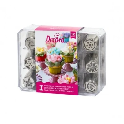 Afbeelding van Decora Botercrème Spuitmondjes Set #1 12 stuks