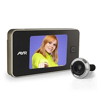 Afbeelding van AYR Digitale deurspion, nikkel mat