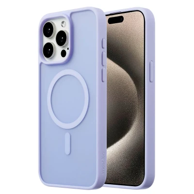 Afbeelding van imoshion Hoesje geschikt voor iPhone 15 Pro Max Color Guard Backcover MagSafe Lila