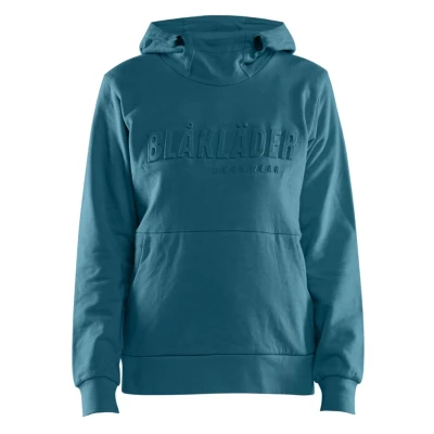 Afbeelding van Blaklader Dames hoodie 3D 3560 1158 Groenblauw