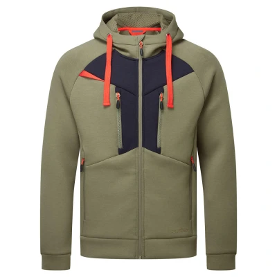 Afbeelding van DX4 Hoodie met rits maat L, Moss Green