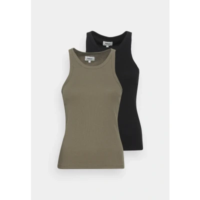 Afbeelding van ONLY Lindsay Tanktop met 2 stuks, Zwart/Pack: pack Zwart + Kalamata, XS
