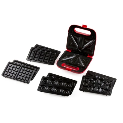 Afbeelding van Domo DO9249W Snackmaker 5 in 1 Tosti/Croque Grill/Panini Wafel