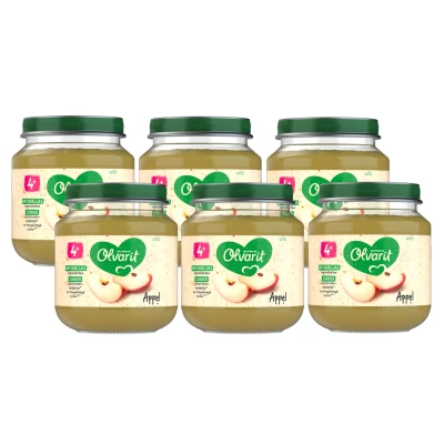 Afbeelding van Olvarit Fruithapje Appel 4+ maanden 125 gr