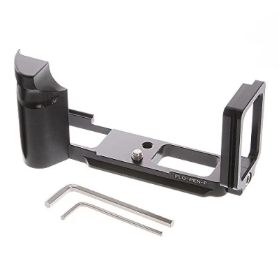 Afbeelding van Quick Release Verticale L Beugel Plaat Handgreep voor Olympus PEN F Camera Body Past Arca Zwitserse Standaard