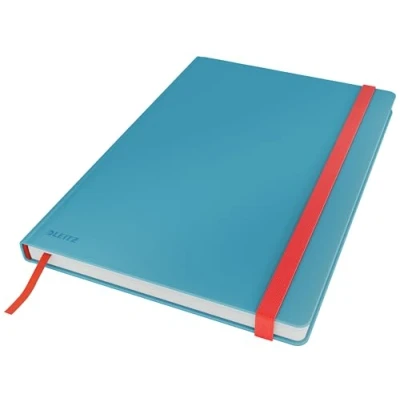 Afbeelding van Leitz Cosy notitieboek met harde kaft, voor ft B5, geruit, blauw