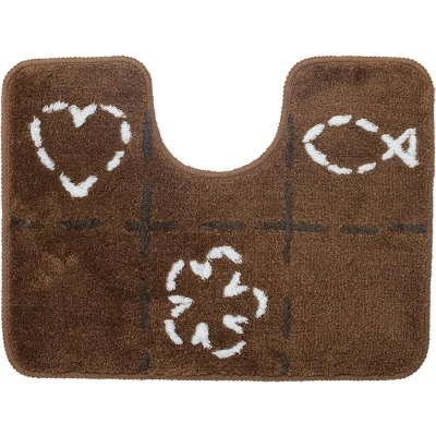 Afbeelding van WC mat Sealskin Tack Brown