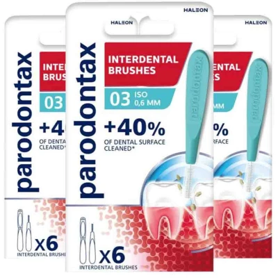 Afbeelding van 3x Parodontax Interdentale Ragers Size 3 6 stuks