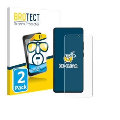 Afbeelding van BROTECT (2 Stuks) Schermbeschermer voor Xiaomi Poco X7 Pro Screen Protector Transparant