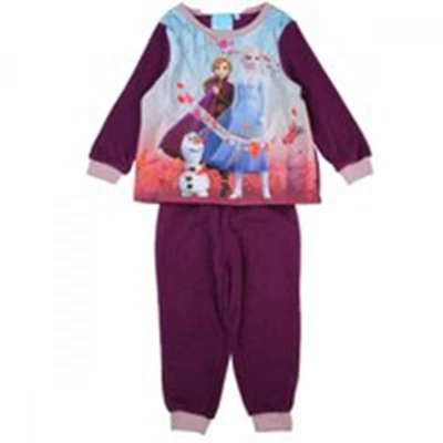 Afbeelding van Frozen fleece pyjama paars Elsa Anna Olaf maat 116 6 jaar