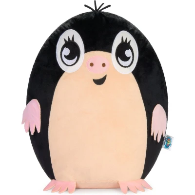 Afbeelding van SQUISHBRUBIES Marvin de Mol Superzachte Pluche Knuffel Kawaii Squishy Speelgoed 35 cm Zwart