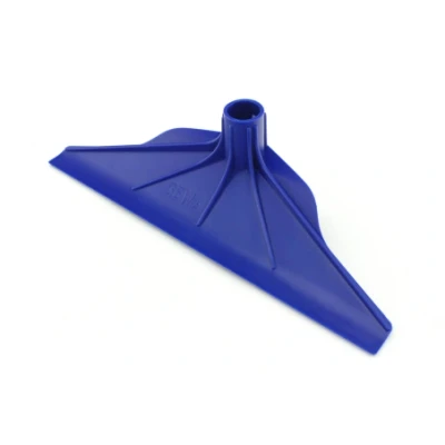 Afbeelding van Kunststof stalkrabber blauw 35cm los met schroefdraad