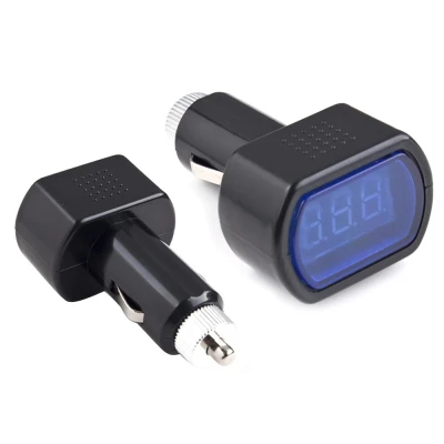 Afbeelding van Auto accu Voltmeter met LED display